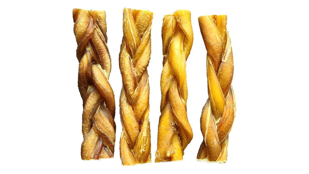 6" Braided Bully Stick