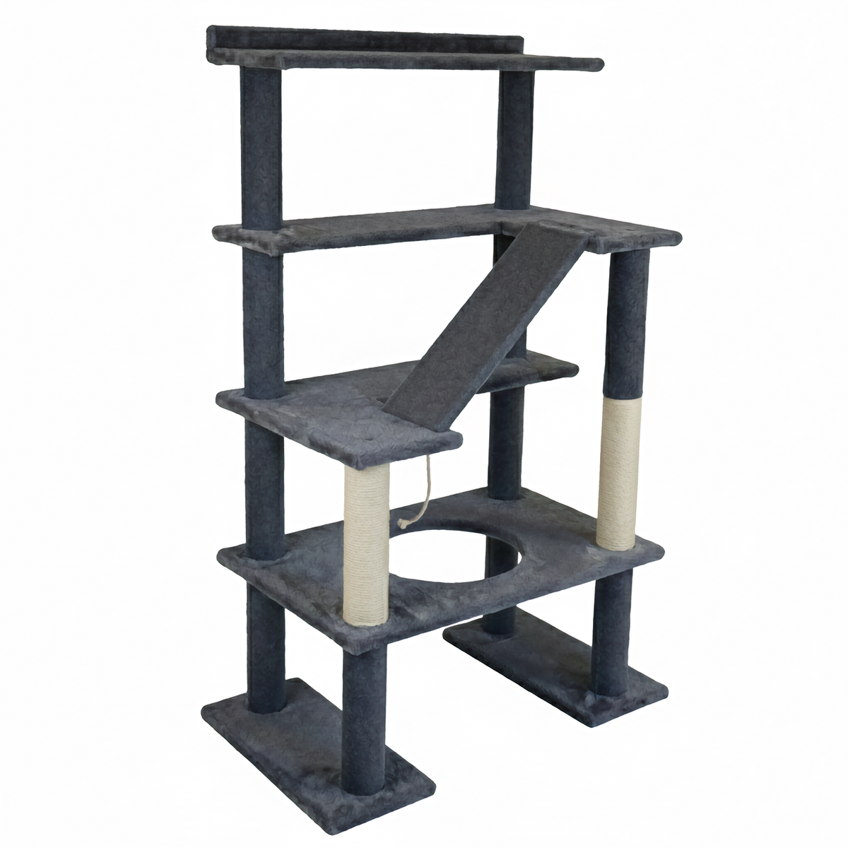 Maine Coon 65" Cat Tower - 5-Level Cat Tree