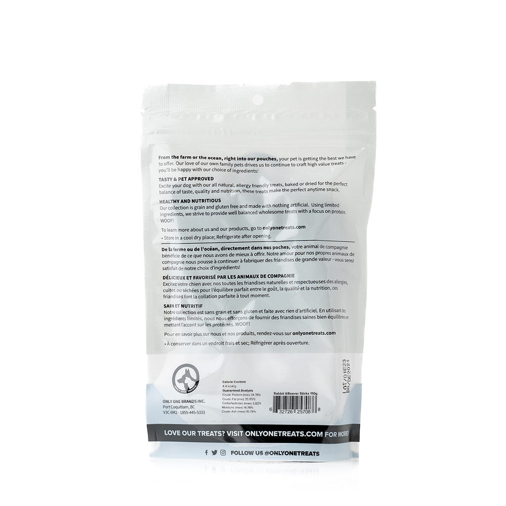 Rabbit & Beaver Sticks 70g
