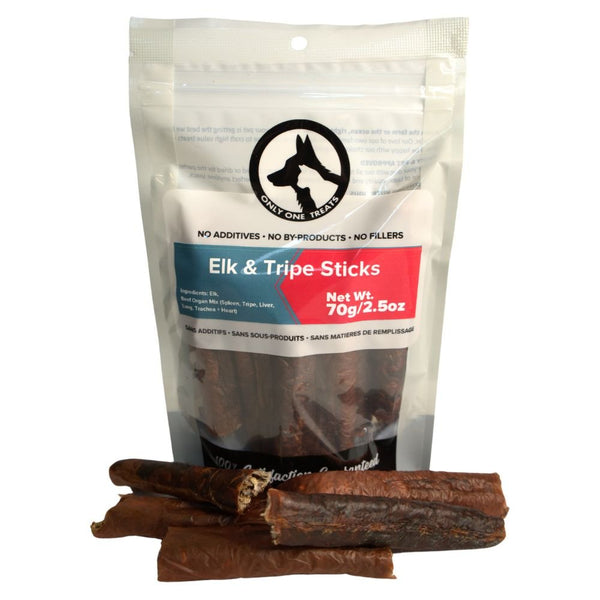 Elk & Beef Tripe Sticks 70g
